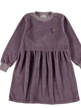 Picnik Velvet Velour Dress Purple Girls Size 12
